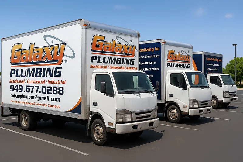 Professional plumber at work